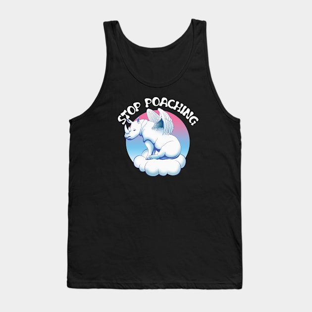 Stop Poaching Rhino Tank Top by TMBTM